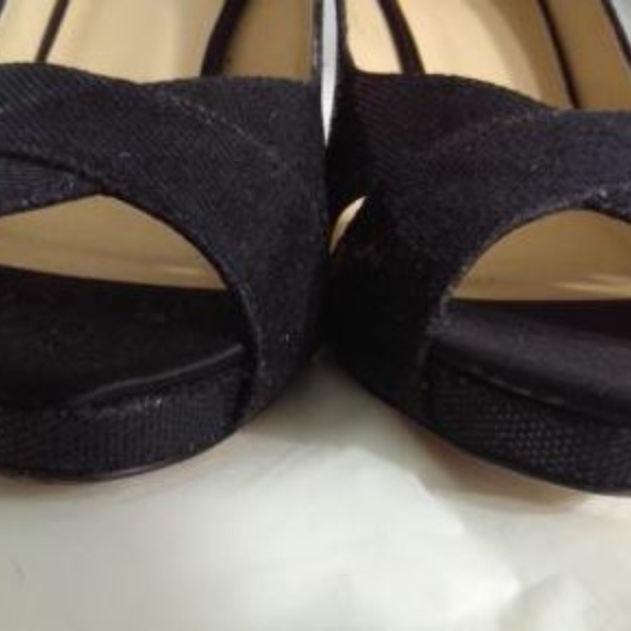 Kate Spade New York Billie Black Open Toe 9.5B - Picture 3 of 8